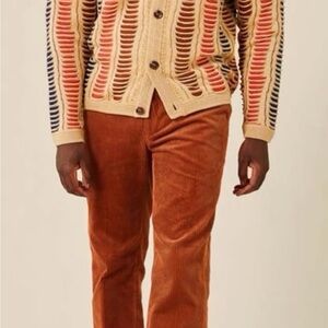 Inserch Men’s Mulicolor Cardigan Sweater